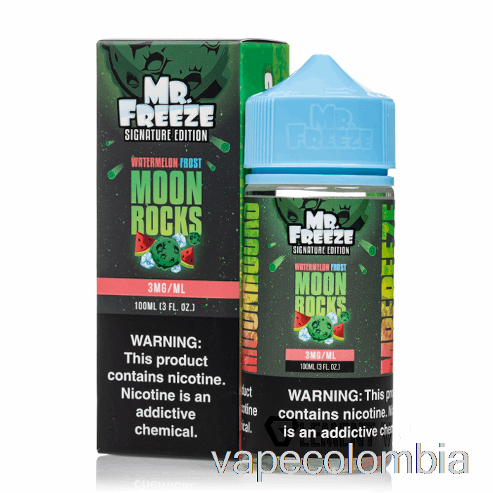 Vape Desechable Moonrocks - Helado De Sandía - Mr Frozen - 100ml 6mg